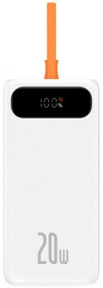 Baseus Block 10000 mAh Hızlı Şarj Dijital Göstergeli USB & Type C Çoklu Kablolu Powerbank
