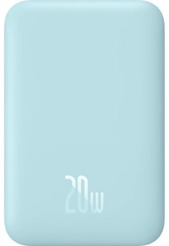 Baseus PPCXW06 6000 mAh Hızlı Şarj USB & Type C Çoklu Kablolu Powerbank Mavi