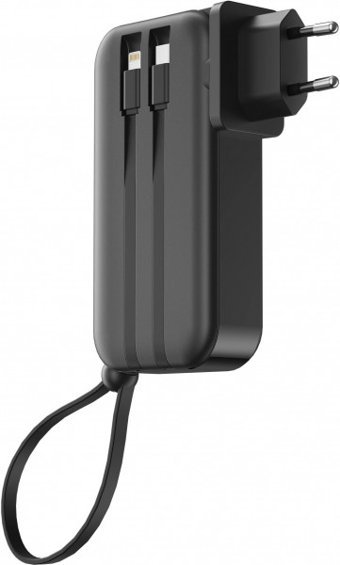 Wiwu JC-23 10000 mAh Hızlı Şarj USB & Type C Çoklu Kablolu Powerbank