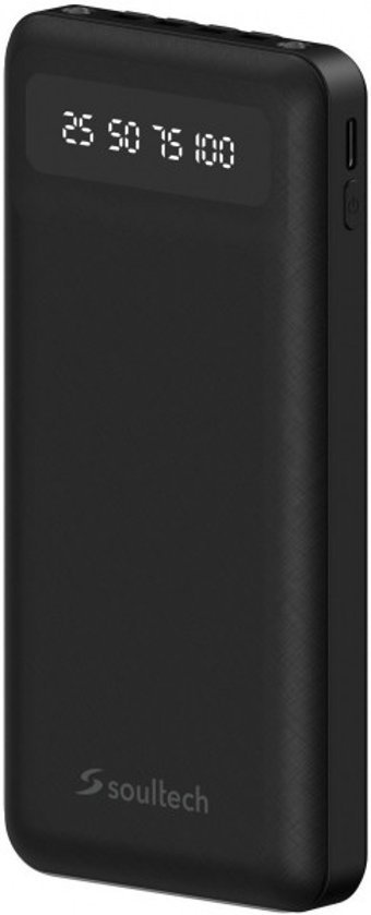 Soultech Hydra 10000 mAh Hızlı Şarj Işıklı Dijital Göstergeli USB & Type C Çoklu Kablolu Powerbank