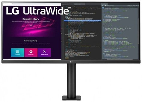 LG UltraWide 34WN780-B 75 Hz 5 ms 34 inç UWQHD Flat IPS Hoparlörlü HDMI Freesync 3440 x 1440 px LED Monitör