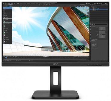 AOC 24P2Q 75 Hz 4 ms 23.8 inç FHD Flat IPS Hoparlörlü VGA HDMI 1920 x 1080 px LED Monitör