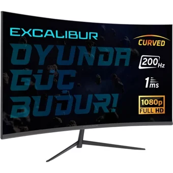 Casper Excalibur M.E238FHD-G 200 Hz 1 ms 23.8 inç FHD Curved VGA HDMI Freesync G-Sync 1920 x 1080 px LED Monitör
