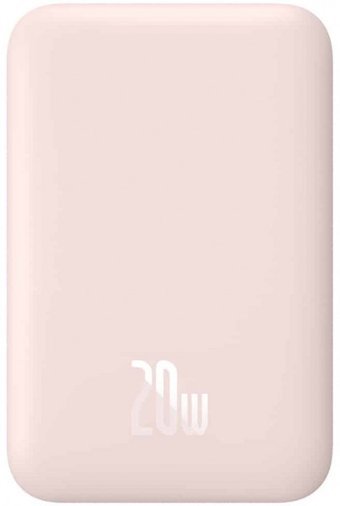 Baseus PPCXW06 6000 mAh Hızlı Şarj USB & Type C Çoklu Kablolu Powerbank Pembe