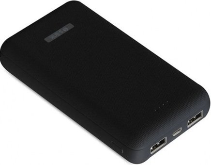 S-link IP-G23 20000 mAh Hızlı Şarj Micro USB Çoklu Kablolu Powerbank Siyah
