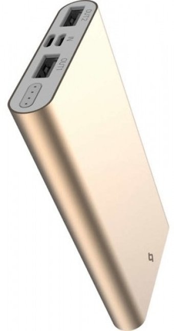 Ttec AlumiSlim 9000 mAh Hızlı Şarj USB & Type C Çoklu Kablolu Powerbank Altın