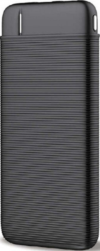 Dexim M16 10000 mAh Hızlı Şarj USB & Type C Çoklu Kablolu Powerbank Siyah