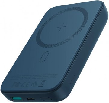 Joyroom JR-W020 10000 mAh Hızlı Şarj Mıknatıslı USB & Type C Çoklu Kablolu Powerbank Lacivert