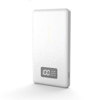 Pineng PN-960 6000 mAh Hızlı Şarj Dijital Göstergeli Micro USB Çoklu Kablolu Powerbank Beyaz