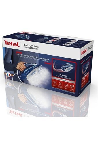 Tefal Easygliss Plus Fv5770 2700 W Seramik Tabanlı Yatay Şok Buharlı Ütü