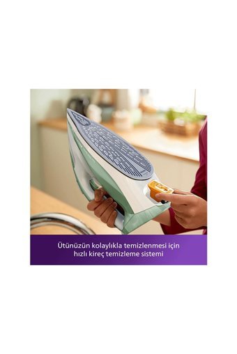 Philips 7000 Series Dst7012/70 2600 W Seramik Tabanlı Yatay Şok Buharlı Ütü