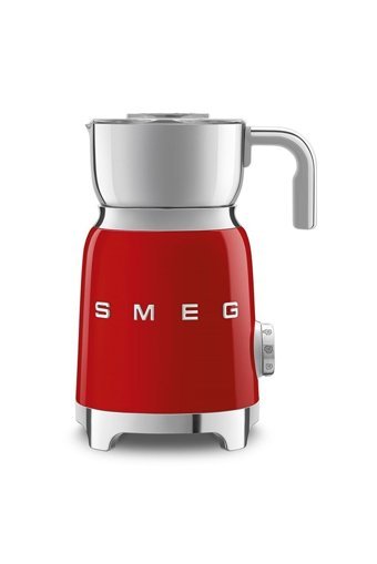 Smeg 50's Style MFF11RDEU Elektrikli 600 ml Hazneli Kırmızı Süt Köpürtücü