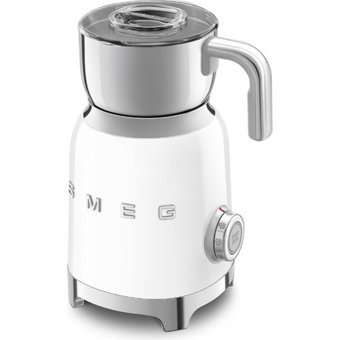 Smeg 50's Style MFF11WHEU Elektrikli 600 ml Hazneli Beyaz Süt Köpürtücü
