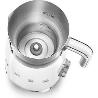 Smeg 50's Style MFF11WHEU Elektrikli 600 ml Hazneli Beyaz Süt Köpürtücü