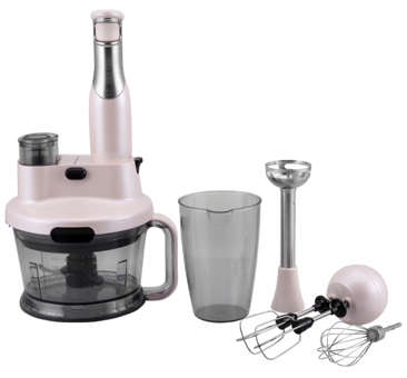 Karaca Flamingo Doğrayıcılı Rendeli Çırpıcılı 1500 W Mutfak Robotu Pembe