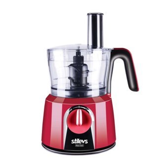 Stilevs Maxi Chef Doğrayıcılı Rendeli 1000 W Mini Mutfak Robotu Kırmızı