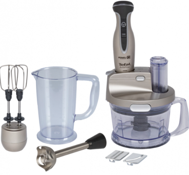 Tefal Powerlix Activflow HB234 Doğrayıcılı Rendeli Çırpıcılı 1000 W Mutfak Robotu Gri