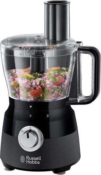 Russell 24732-56 Doğrayıcılı Rendeli Çırpıcılı 600 W Siyah Mutfak Robotu