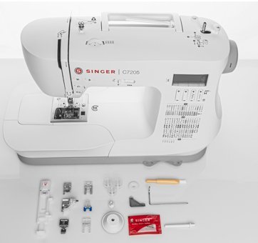 Singer C7205 Otomatik Düz Dikiş Çok Fonksiyonlu Elektrikli Dikiş Makinesi