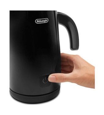 Delonghi Alicia Latte Elektrikli 500 ml Hazneli Siyah Süt Köpürtücü