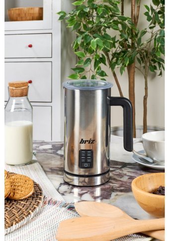 Briz Br780 Elektrikli 150 ml Hazneli Çelik Süt Köpürtücü