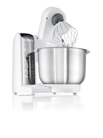 Bosch MUM48CR1 Doğrayıcılı Rendeli Çırpıcılı 600 W Beyaz Mutfak Robotu
