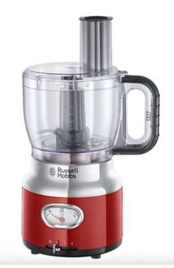 Russell 25180-56 Doğrayıcılı Rendeli Çırpıcılı 850 W Kırmızı Mutfak Robotu