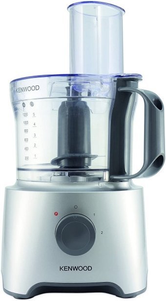 Kenwood MultiPro Compact FDP302SI Doğrayıcılı Rendeli Çırpıcılı 800 W Gümüş Mini Mutfak Robotu