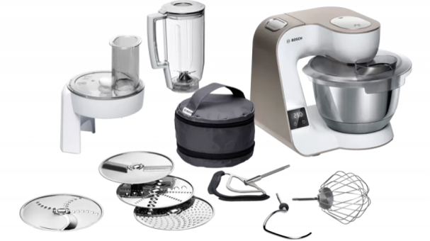 Bosch MUM5XW20 Doğrayıcılı Rendeli Çırpıcılı 1000 W Beyaz Mutfak Robotu