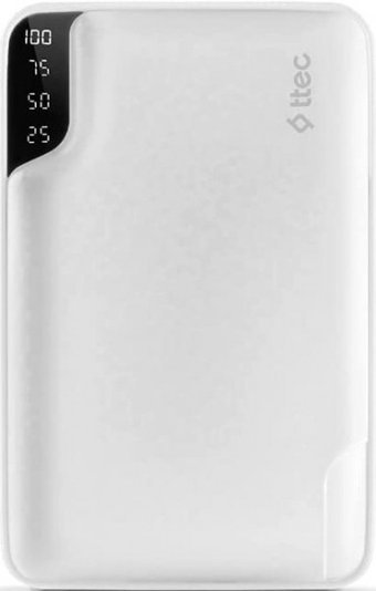 Ttec ReCharger 10000 mAh Hızlı Şarj Işıklı Dijital Göstergeli USB & Type C Çoklu Kablolu Powerbank