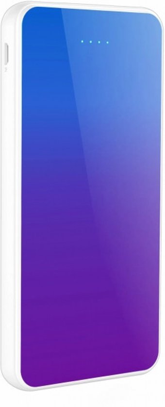 Xipin M8 10000 mAh Hızlı Şarj USB & Type C Çoklu Kablolu Powerbank Mavi