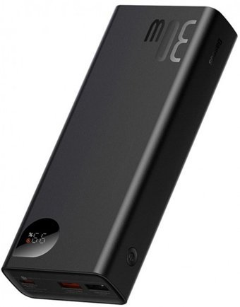 Baseus Adaman 20000 mAh Hızlı Şarj Dijital Göstergeli USB & Type C Çoklu Kablolu Powerbank