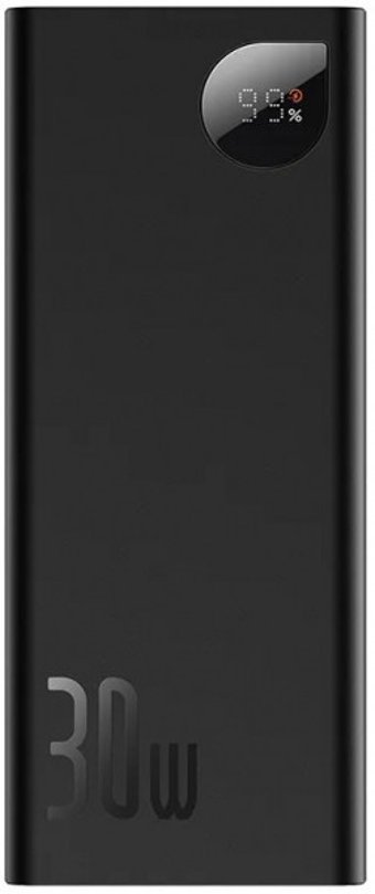 Baseus Adaman 20000 mAh Hızlı Şarj Dijital Göstergeli USB & Type C Çoklu Kablolu Powerbank