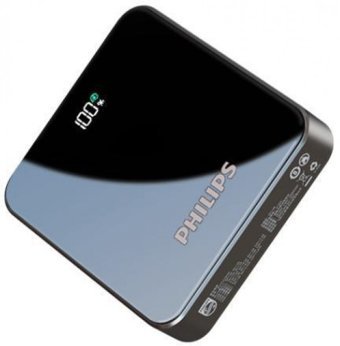 Philips DLP2121B 10000 mAh Hızlı Şarj Dijital Göstergeli USB & Type C Çoklu Kablolu Powerbank