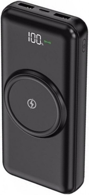 Sprange SR-P13W 16000 mAh Hızlı Şarj Dijital Göstergeli USB & Type C Çoklu Kablolu Powerbank Siyah