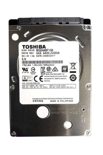 Toshiba Mobile Thin MQ04ABF100 1 TB 2.5 İnç 5400 RPM 128 MB SATA 3.0 Laptop Harddisk