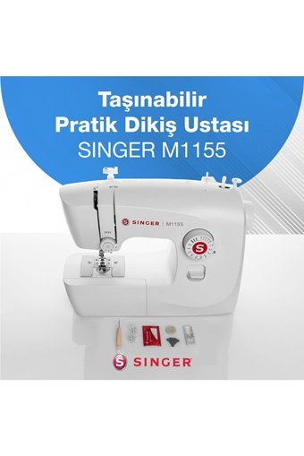 Singer M1155 Otomatik Düz Dikiş Çok Fonksiyonlu Elektrikli Dikiş Makinesi