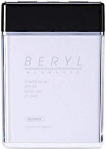 Remax Beryl RPP-69 8000 mAh Hızlı Şarj Micro USB Çoklu Kablolu Powerbank Beyaz