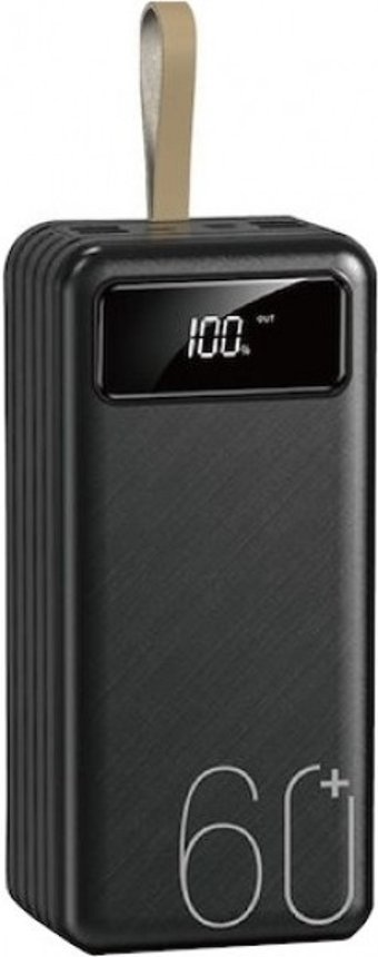 Paleon PLO-MAX60P 60000 mAh Hızlı Şarj Dijital Göstergeli USB & Type C Çoklu Kablolu Powerbank