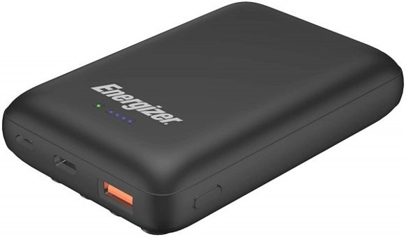 Energizer Ultimate 10000 mAh Hızlı Şarj USB & Type C Çoklu Kablolu Powerbank Siyah