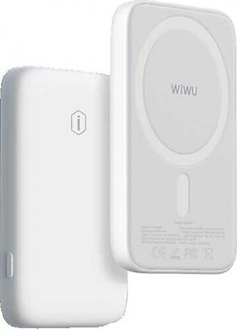 Wiwu SC5000A 5000 mAh Hızlı Şarj Mıknatıslı Lightning Kablolu Powerbank