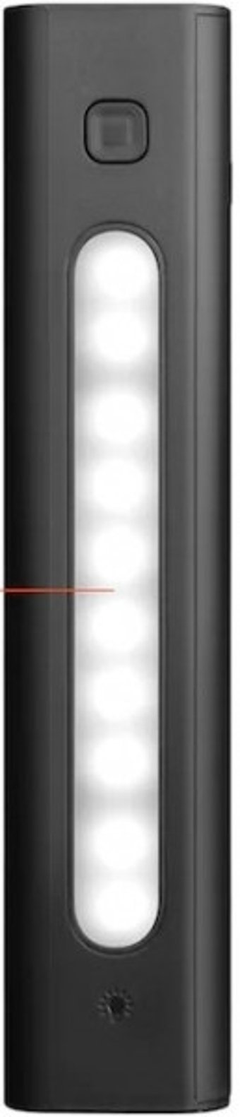 Powerway QC20 20000 mAh Hızlı Şarj Işıklı USB & Type C Çoklu Kablolu Powerbank Siyah
