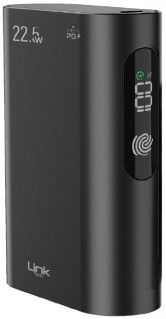 LinkTech P119 10000 mAh Hızlı Şarj Dijital Göstergeli USB & Type C Çoklu Kablolu Powerbank