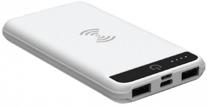 S-link Swapp 8000 mAh Hızlı Şarj Işıklı Lightning Çoklu Kablolu Powerbank Beyaz