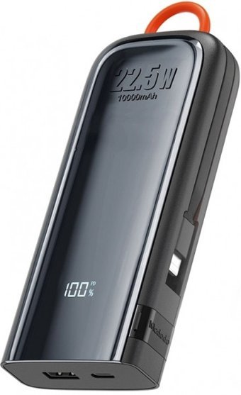 Mcdodo MC-116 10000 mAh Hızlı Şarj Dijital Göstergeli USB & Type C Çoklu Kablolu Powerbank