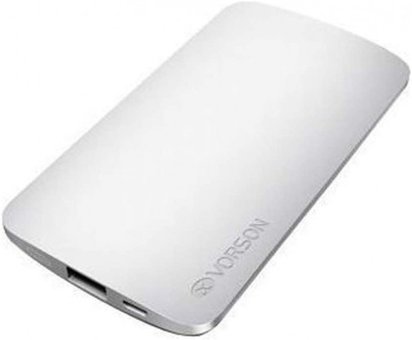 Vorson King 4000 mAh Micro USB Kablolu Powerbank Beyaz