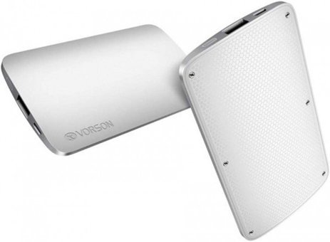 Vorson King 4000 mAh Micro USB Kablolu Powerbank Beyaz
