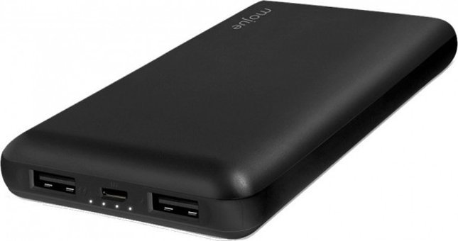 Mojue PB01 10000 mAh Hızlı Şarj Micro USB Çoklu Kablolu Powerbank