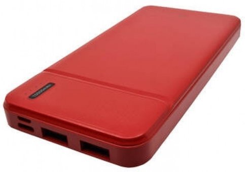 Dexim M35 10000 mAh Hızlı Şarj USB & Type C Çoklu Kablolu Powerbank Kırmızı
