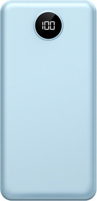 Intouch Slim 10000 mAh Hızlı Şarj Dijital Göstergeli USB & Type C Çoklu Kablolu Powerbank Mavi